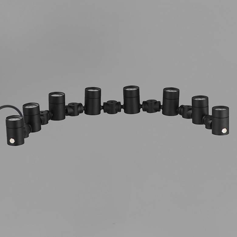 Image 3 ET2 Tree Hugger 3" High Black 8-Light Tree Spot Light more views