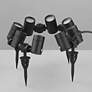 4_ET2 Tree Hugger 3" High Black 8-Light Tree Spot Light more views
