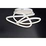4_ET2 Twisted 24.5" Wide Modern LED Flush Mount Ceiling Light more views