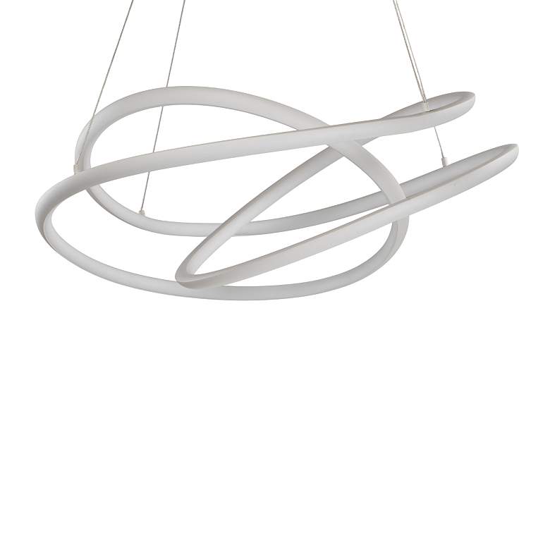 Image 5 ET2 Twisted 31.5"" Wide Modern LED Pendant Chandelier more views