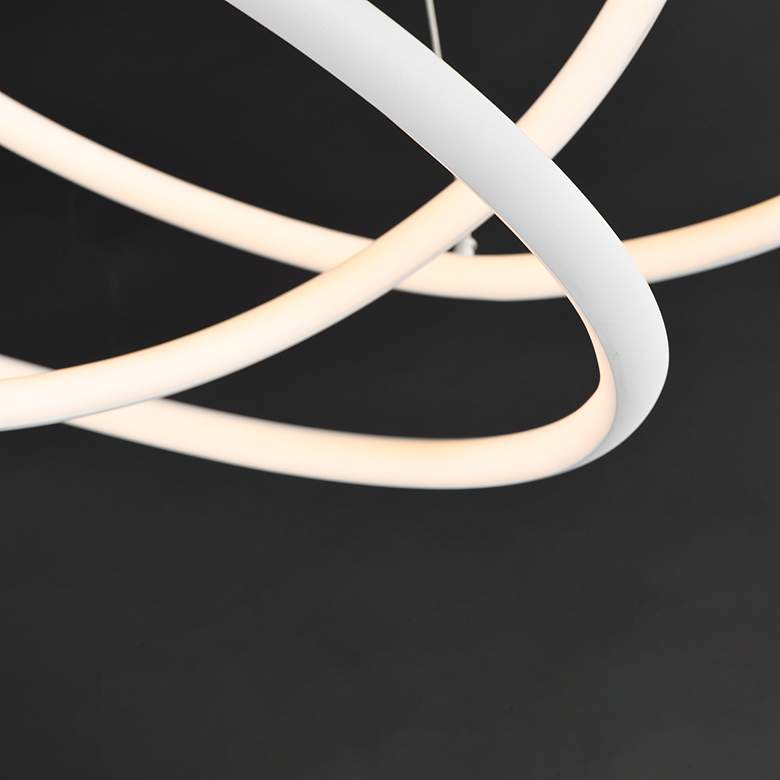 Image 7 ET2 Twisted 31.5"" Wide Modern LED Pendant Chandelier more views