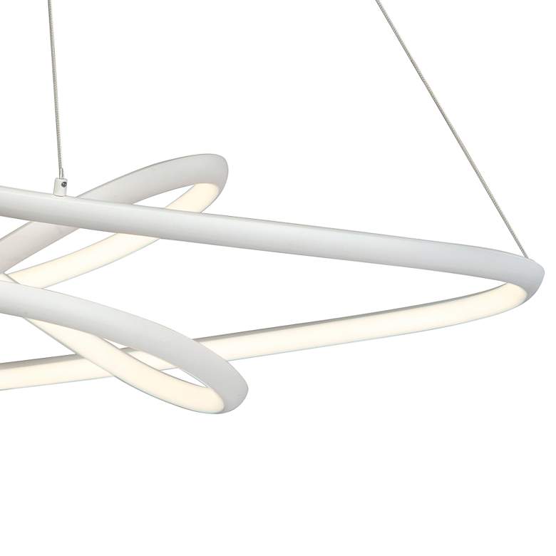 Image 3 ET2 Twisted 36.75 inch inch Wide Modern LED Pendant Chandelier more views