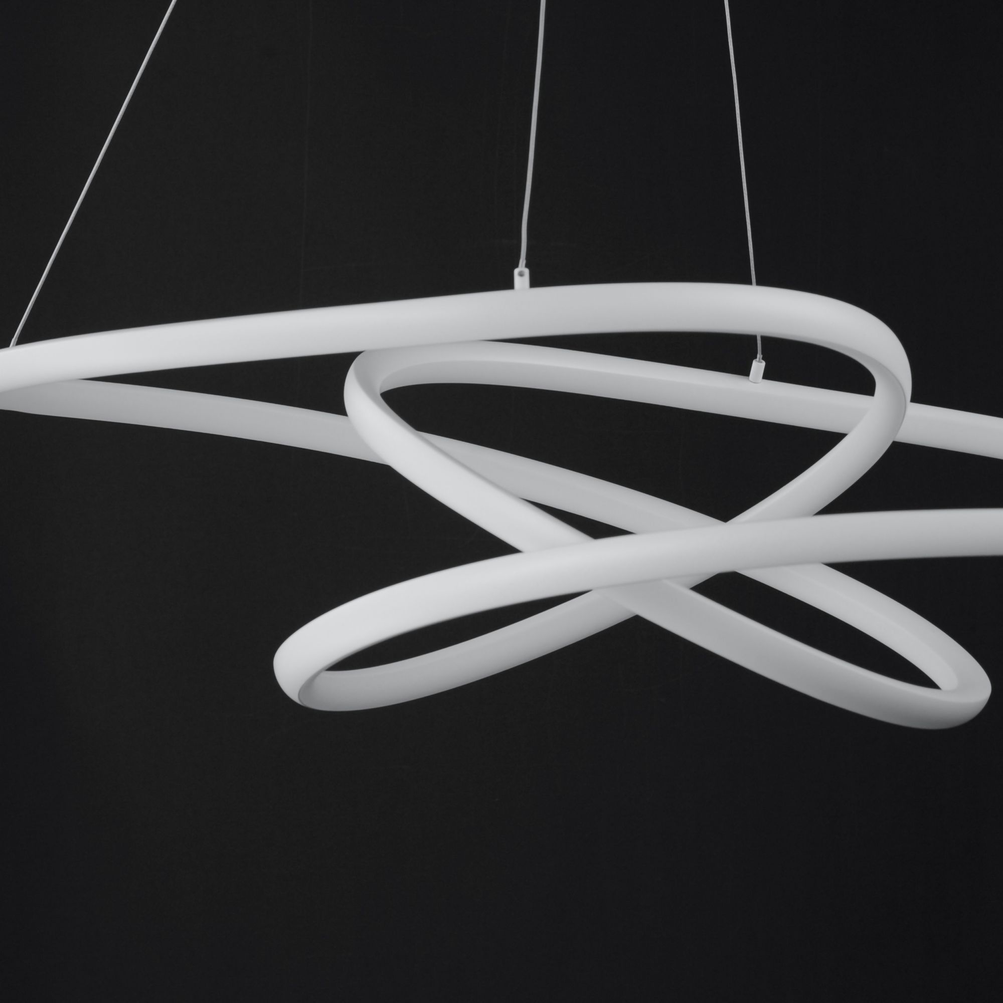 Image 5 ET2 Twisted 36.75"" Wide Modern LED Pendant Chandelier more views