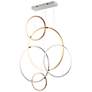2_ET2 Union 39 1/2" Wide Multi-Plated LED 5-Light Pendant