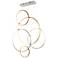 ET2 Union 39 1/2" Wide Multi-Plated LED 5-Light Pendant