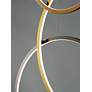 4_ET2 Union 39 1/2" Wide Multi-Plated LED 5-Light Pendant more views