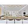 5_ET2 Unity 69" Wide Brushed Champagne LED Linear Chandelier more views