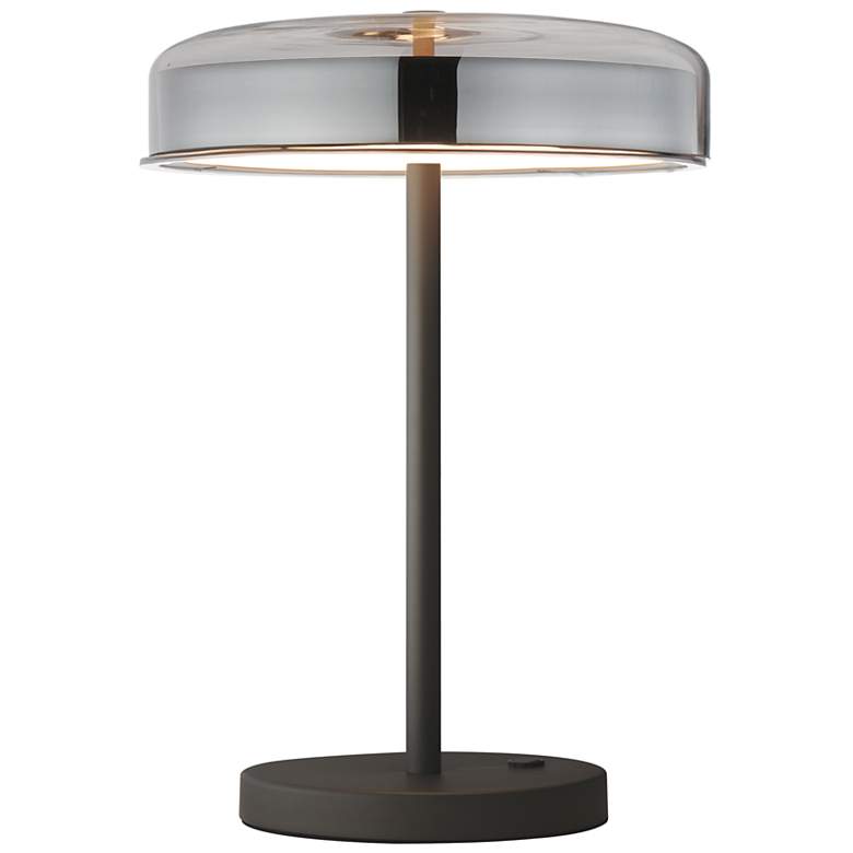 Image 1 ET2 Voto 17 1/2" High Gunmetal LED Table Lamp