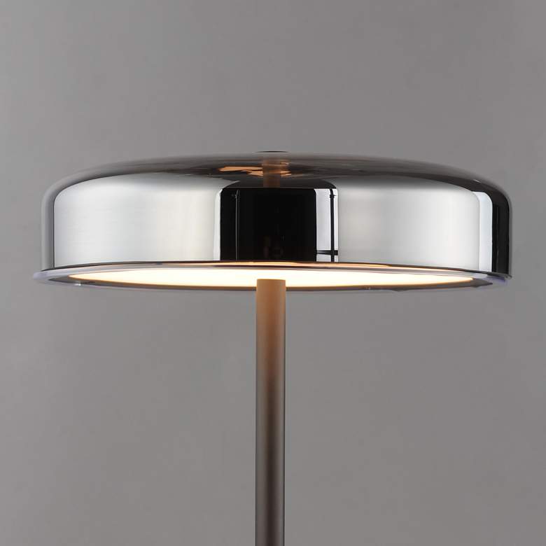 Image 4 ET2 Voto 17 1/2" High Gunmetal LED Table Lamp more views