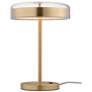 1_ET2 Voto 17 1/2" High Natural Aged Brass LED Table Lamp