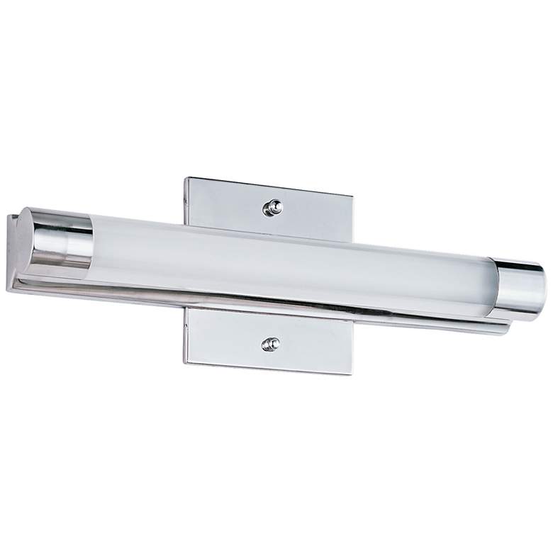 Image 1 ET2 Wand 14 inch Wide Polished Chrome LED Bathroom Light