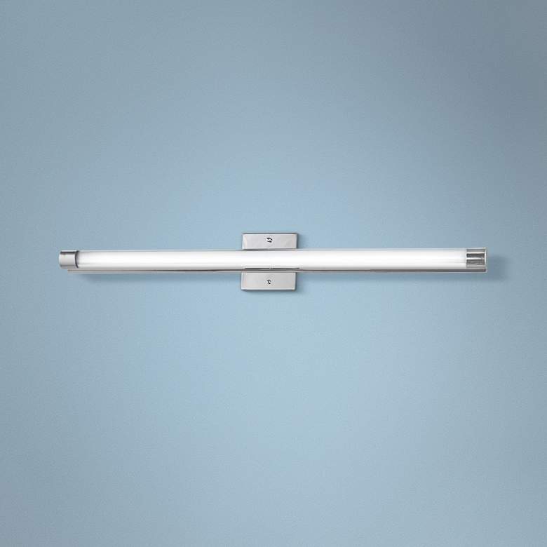 Image 1 ET2 Wand 36 inch Wide Polished Chrome LED Bathroom Light