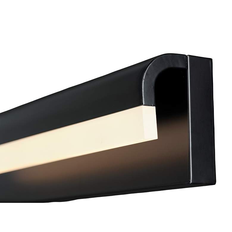 Image 4 ET2 Waterfall 30" Modern Rectangular LED Bath Bar Vanity Light more views