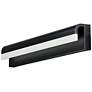 5_ET2 Waterfall 30" Wide Black LED Bath Light more views