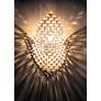 2_ET2 Wave 14.3" High 1-Light Chrome and Glass Wall Sconce more views