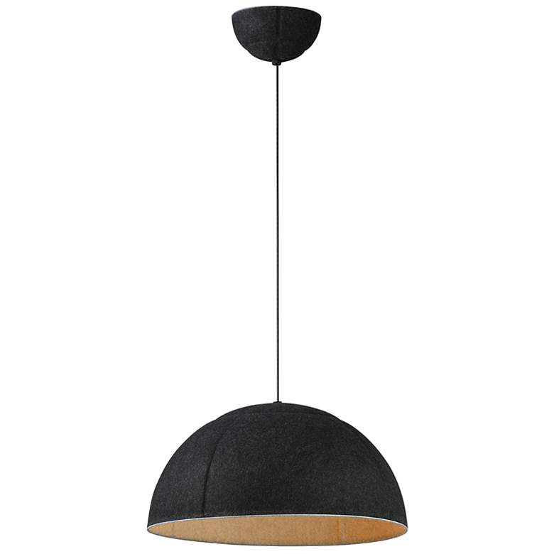 Image 1 ET2 Wimbledon 16" Dark Gray LED Pendant
