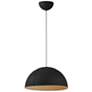1_ET2 Wimbledon 16" Dark Gray LED Pendant