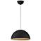 ET2 Wimbledon 16" Dark Gray LED Pendant