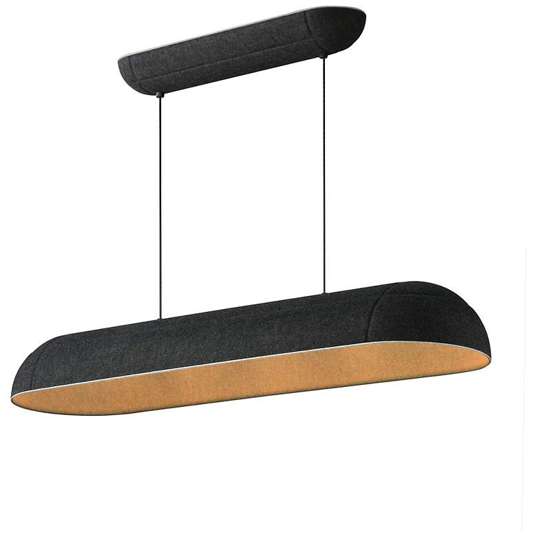 Image 1 ET2 Wimbledon 41" Dark Gray LED Linear Pendant