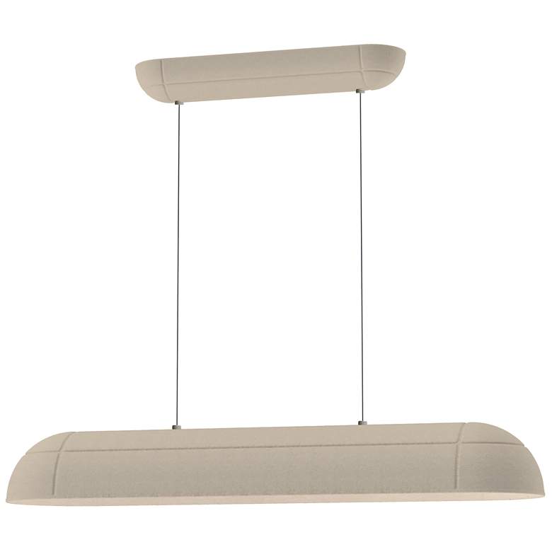 Image 1 ET2 Wimbledon 41" Light Cream LED Linear Pendant