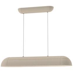 ET2 Wimbledon 41" Light Cream LED Linear Pendant