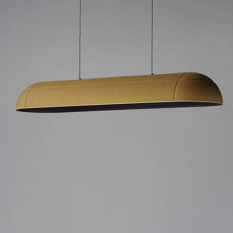 Image 3 ET2 Wimbledon 41" Olive LED Linear Pendant more views