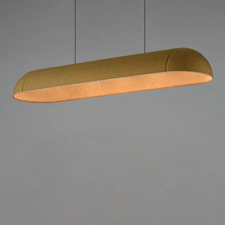 Image 4 ET2 Wimbledon 41" Olive LED Linear Pendant more views