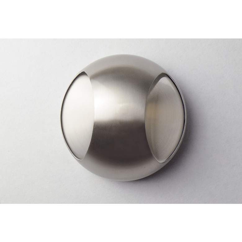 Image 3 ET2 Wink 5 1/4 inch High Satin Nickel Sconce more views