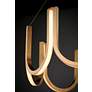 4_ET2 You 26 1/4" Wide Brushed Champagne LED Pendant Light more views