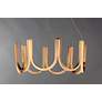 7_ET2 You 26 1/4" Wide Brushed Champagne LED Pendant Light more views