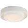 ET2 Ziggurat 19 3/4" Wide White 2-Tier LED Ceiling Light