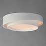 3_ET2 Ziggurat 19 3/4" Wide White 2-Tier LED Ceiling Light more views