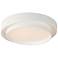 ET2 Ziggurat 24" Wide White 2-Tier LED Ceiling Light