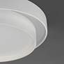 2_ET2 Ziggurat 24" Wide White 2-Tier LED Ceiling Light more views