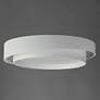 3_ET2 Ziggurat 24" Wide White 2-Tier LED Ceiling Light more views