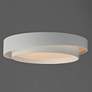 4_ET2 Ziggurat 24" Wide White 2-Tier LED Ceiling Light more views
