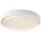 ET2 Ziggurat 31 1/2" Wide White 2-Tier LED Ceiling Light
