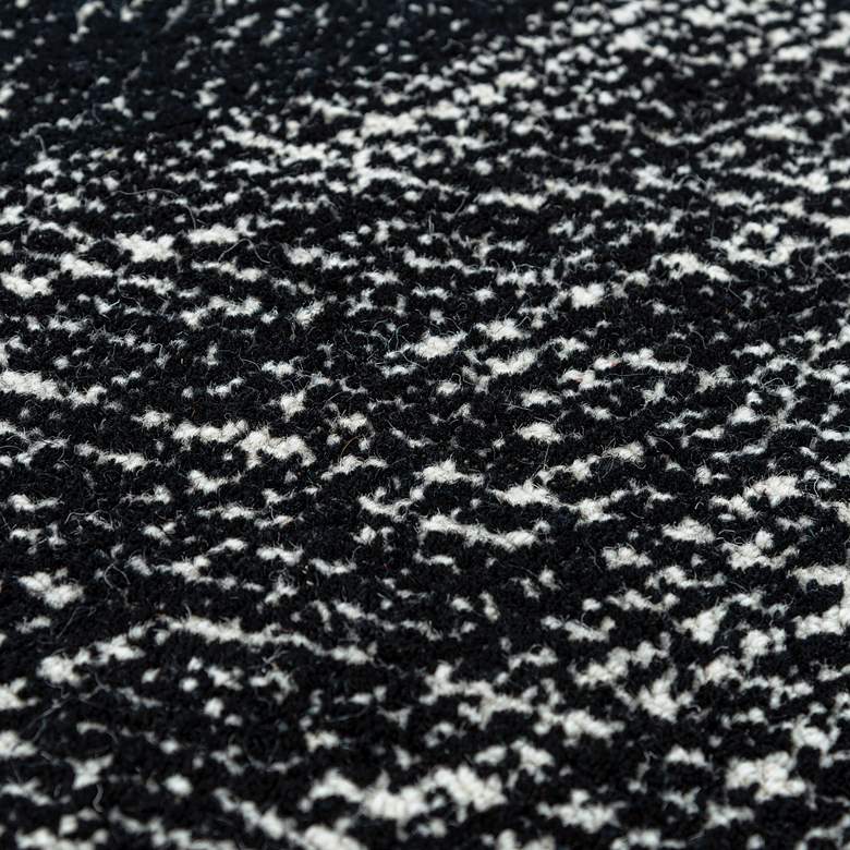 Image 4 Etchings ETC101 5'x7'6" Black Geometric Wool Area Rug more views