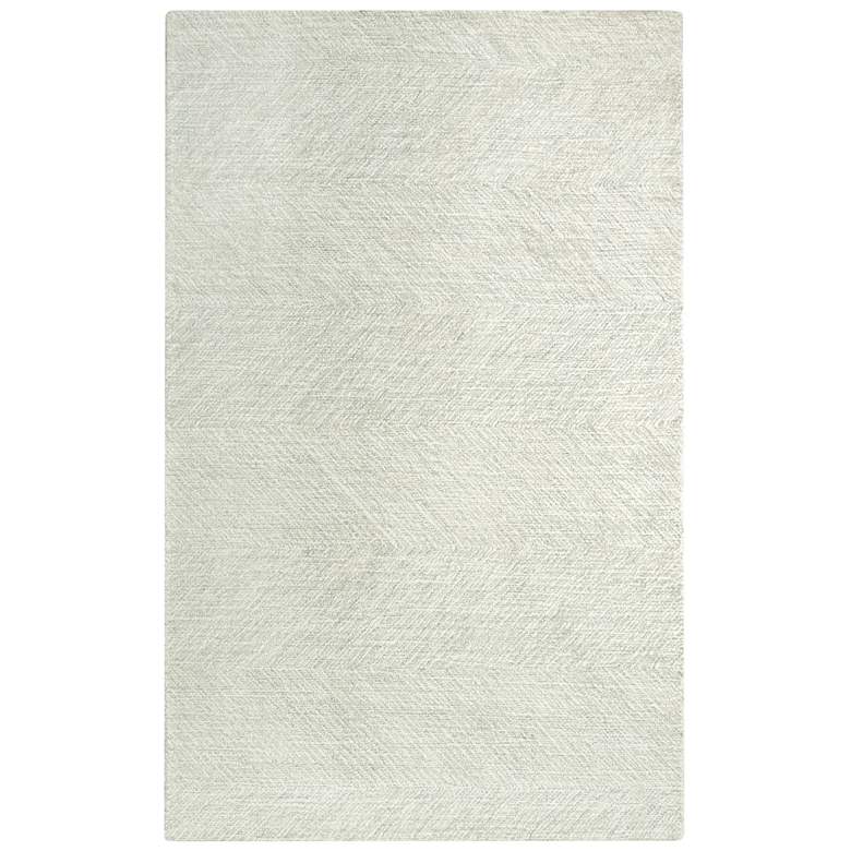 Image 2 Etchings ETC105 5&#39;x7&#39;6 inch Gray Geometric Wool Area Rug