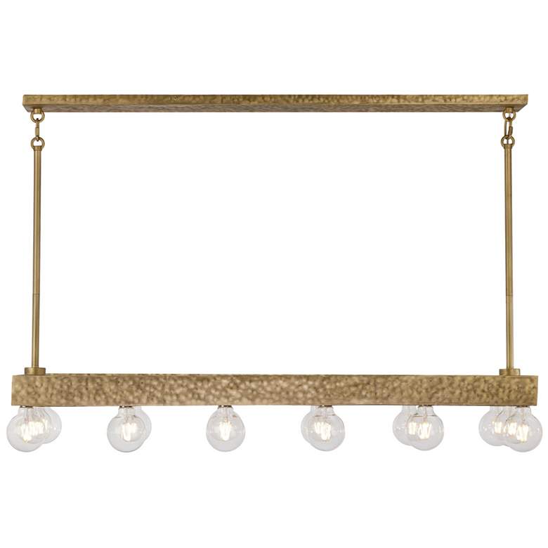 Image 1 Etereo 14-Light Linear Chandelier in Spumante by Breegan Jane