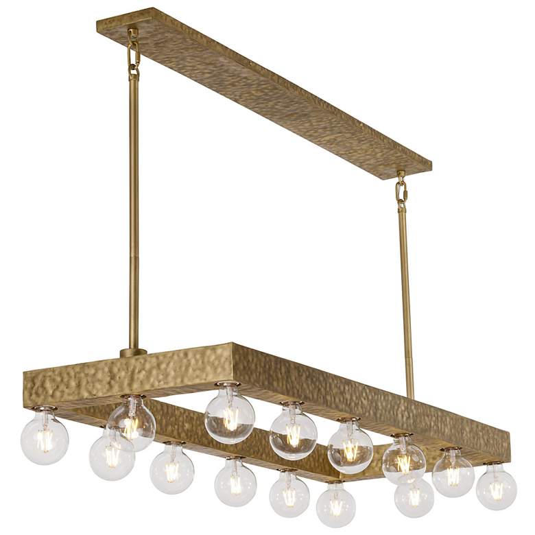 Image 5 Etereo 14-Light Linear Chandelier in Spumante by Breegan Jane more views