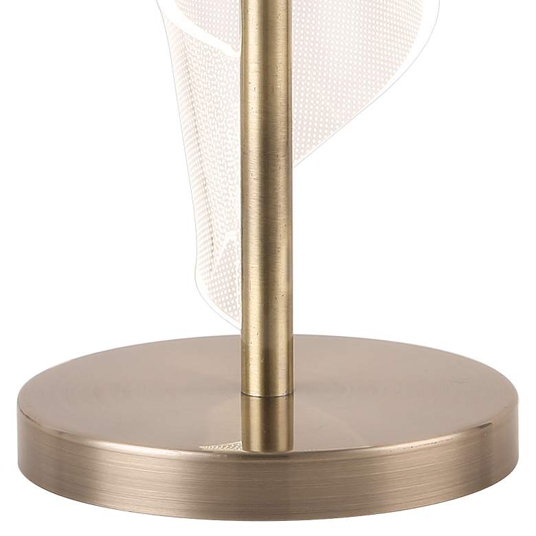 Image 4 Eterna 19" High Antique Brass Metal LED Accent Table Lamp more views
