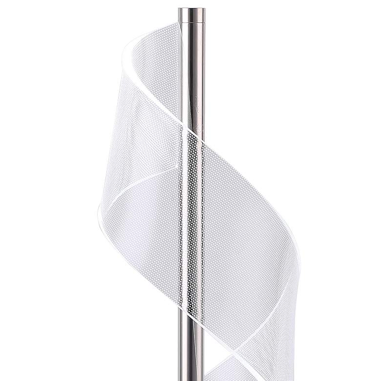 Image 3 Eterna 19" High Bright Nickel Metal LED Accent Table Lamp more views
