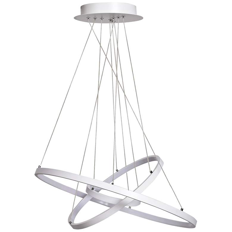 Image 1 Eternal 23 1/2" Wide White LED Pendant Light