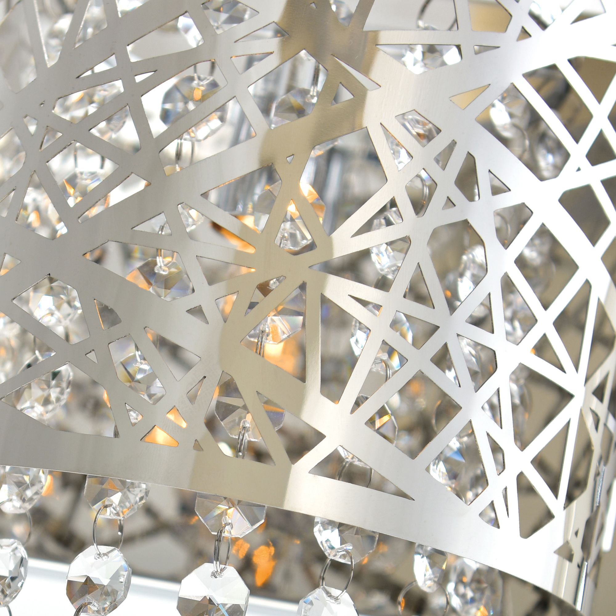 Image 4 Eternity 1 Light 7in Chrome Bathroom Sconce more views