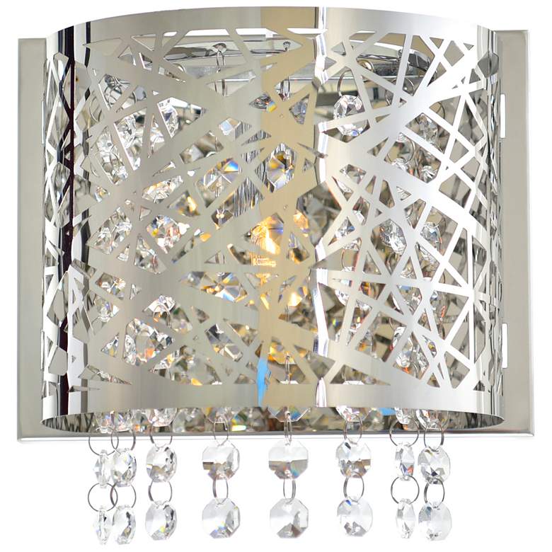 Image 1 Eternity 1 Light Bathroom Sconce With Chrome Finish