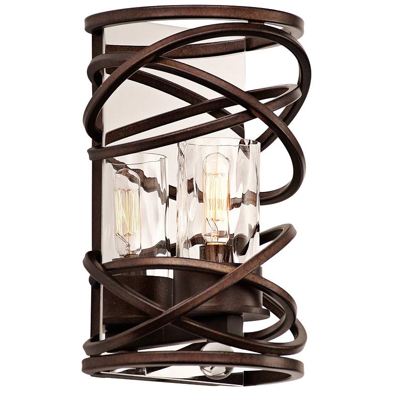 Image 1 Eternity 10" High Etruscan Bronze Wall Sconce