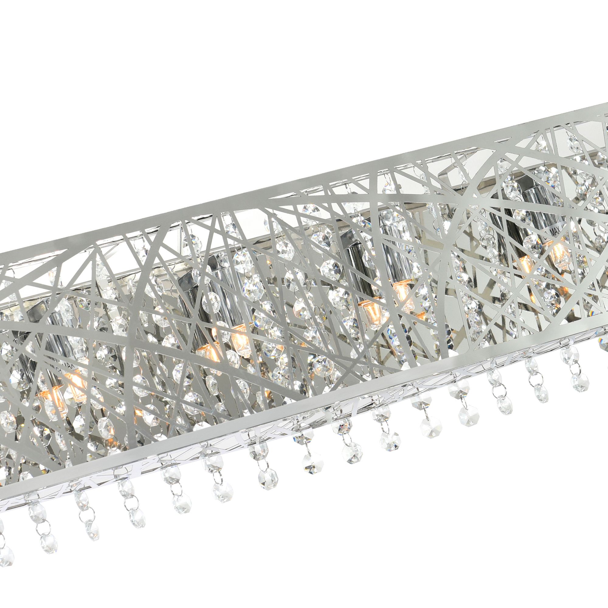 Image 3 Eternity 6 Light 32in Chrome Vanity Light more views