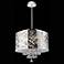 Eternity 6 Light Drum Shade Chandelier With Chrome Finish