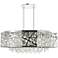 Eternity 8 Light Drum Shade Chandelier With Chrome Finish